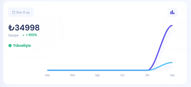 Ön muhasebe raporlama özellikleri - Gelir gider analizi